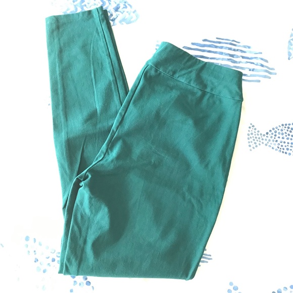 Susan Graver Weekend Teal Green Pullon Pants Sz M